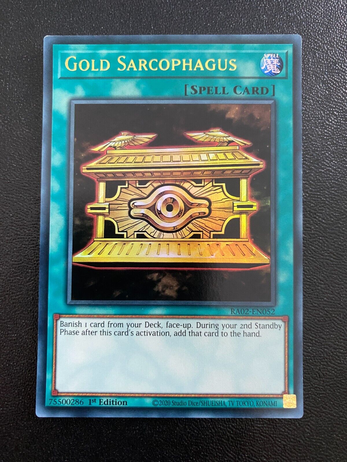 Yugioh Gold Sarcophagus RA02-EN052 Ultra Rare 1st Edition NM