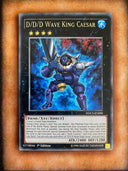 Yugioh D/D/D Wave King Caesar DOCS-EN090 Rare 1st/Unlimited Edition NM