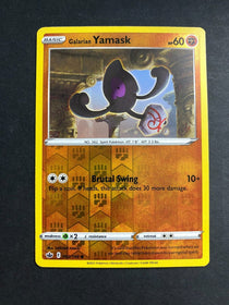 Pokemon Galarian Yamask 082/198 Chilling Reign Reverse Holo NM