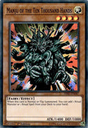 Yugioh Manju of the Ten Thousand Hands HISU-EN047 Super Rare 1st Edition LP