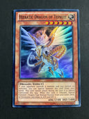 Yugioh Hieratic Dragon of Tefnuit AP01-EN008 Super Rare Unlimited Edition HP