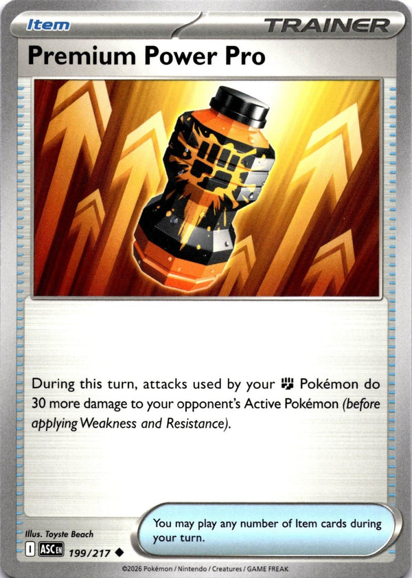 Pokemon Premium Power Pro 199/217 Ascended Heroes Non Holo NM