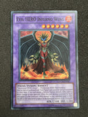 Yugioh Evil Hero Inferno Wing LCGX-EN067 Unlimited Super Rare NM