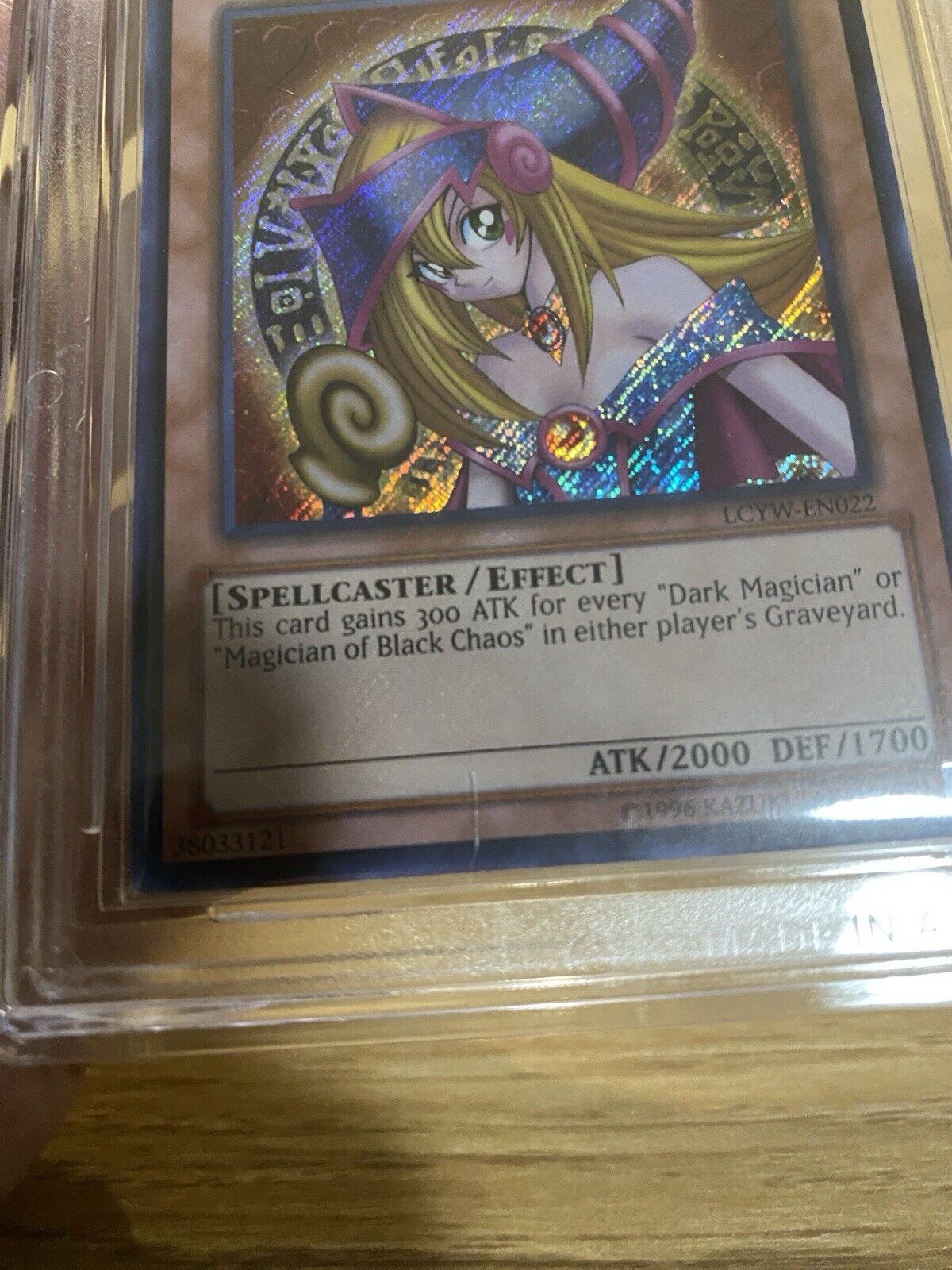 Yugioh Dark Magician Girl LCYW-EN022 Unlimited CGA 9.5 PSA 9 (READ DESCRIPTION)