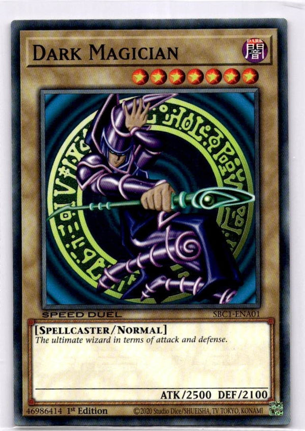 Yugioh Dark Magician SBC1-ENA01 Common 1st Edition NM