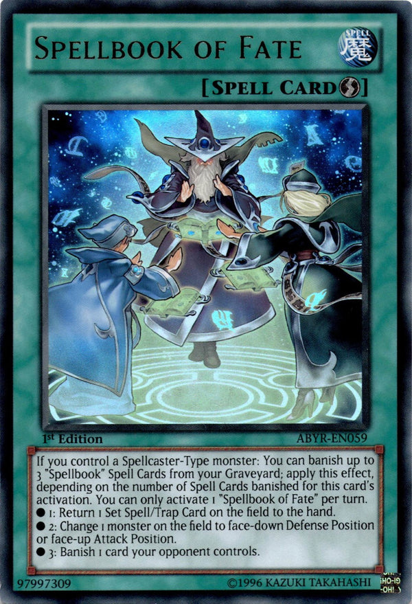 Yugioh Spellbook of Fate ABYR-EN059 Ultra Rare 1st Edition LP