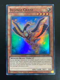 Yugioh Bujingi Crane CT11-EN005 Super Rare Limited Edition Light Play