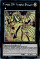 Yugioh Number 100: Numeron Dragon DRL3-EN021 Secret Rare 1st Edition NM