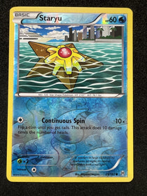 Pokemon Staryu 29/162 Breakthrough reverse holo 2015 NM