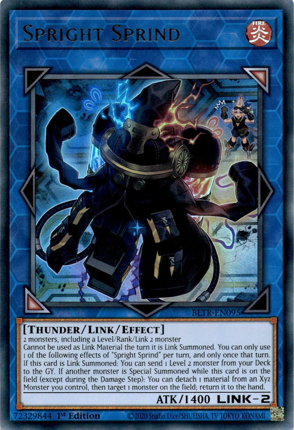 Yugioh Spright Sprind BLTR-EN095 Ultra Rare 1st Edition NM