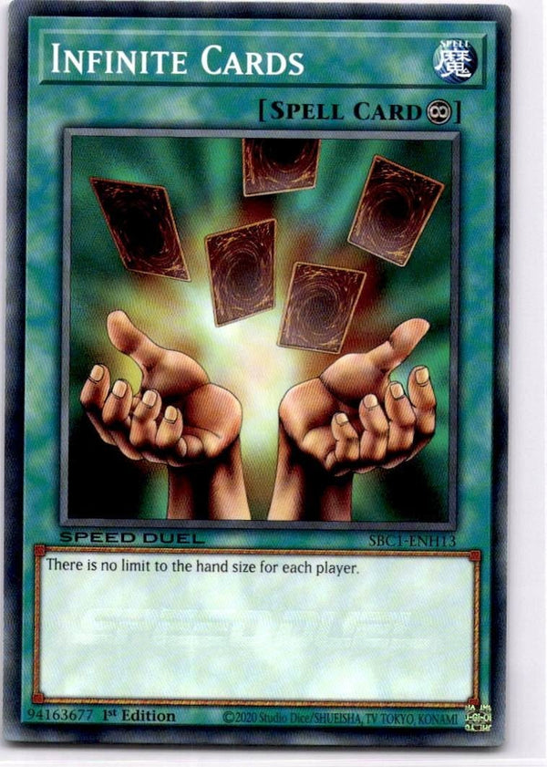 Yugioh Infinite Cards SBC1-ENH13 Common 1st Edition NM