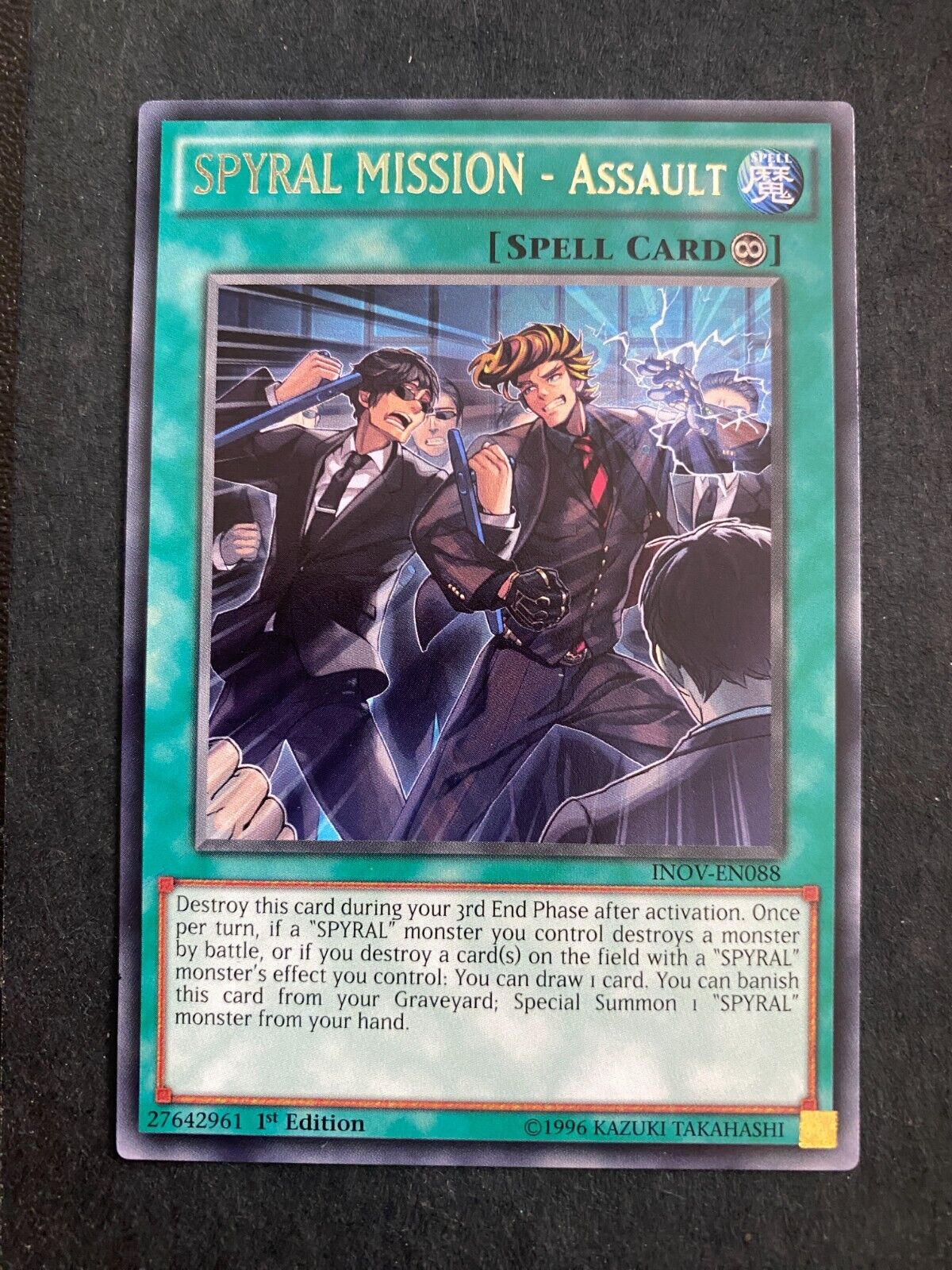 Yugioh SPYRAL MISSION - Assault INOV-EN088 Rare 1st Edition NM