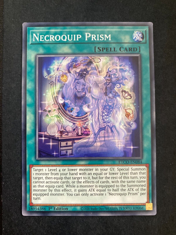 Yugioh Necroquip Prism ETCO-EN084 Common 1st Edition LP