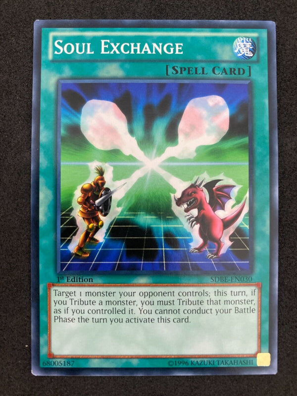 Yugioh Soul Exchange SDBE-EN030 1st Edition NM
