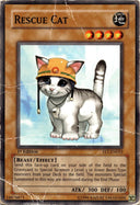 Yugioh Rescue Cat FET-EN033 Common 1st Edition DAMAGED