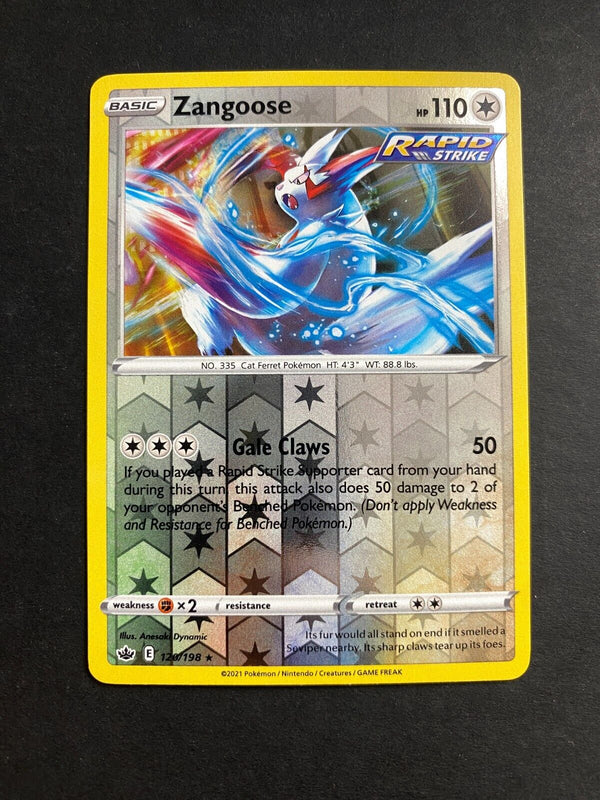 Pokemon Zangoose 120/198 Chilling Reign Reverse Holo NM