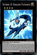 Yugioh Number 18: Heraldry Patriarch WSUP-EN004 Super Rare 1st Edition NM