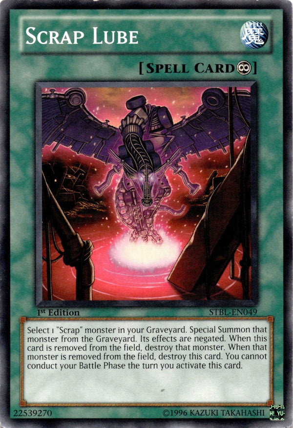 Yugioh Scrap Lube STBL-EN049 Common 1st Edition MP