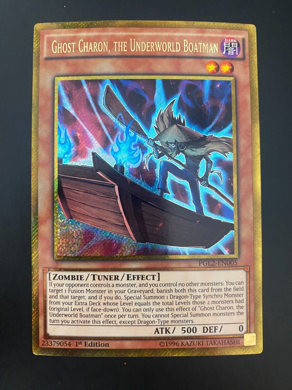 Yugioh Ghost Charon, the Underworld Boatman PGL2-EN005 1st Edition LP