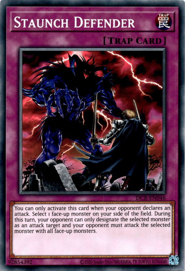 Yugioh Staunch Defender DCR-EN046 Common Unlimited Edition NM