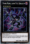 Yugioh Dark Rebellion XYZ Dragon CT12-EN002 Platinum Secret Rare 1st Ed LP/NM