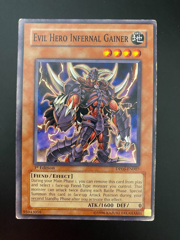 Yugioh Evil Hero Infernal Gainer DP06-EN007 Common 1st Edition HP