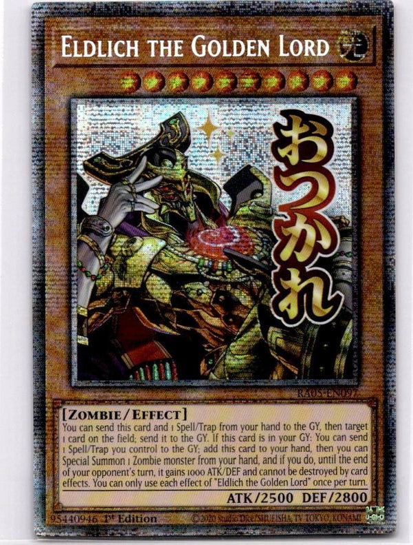 Yugioh Eldlich the Golden Lord RA05-EN097 NA Print Starlight Rare 1st Edition NM