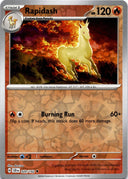 Pokemon Rapidash 020/142 Stellar Crown Reverse Holo NM