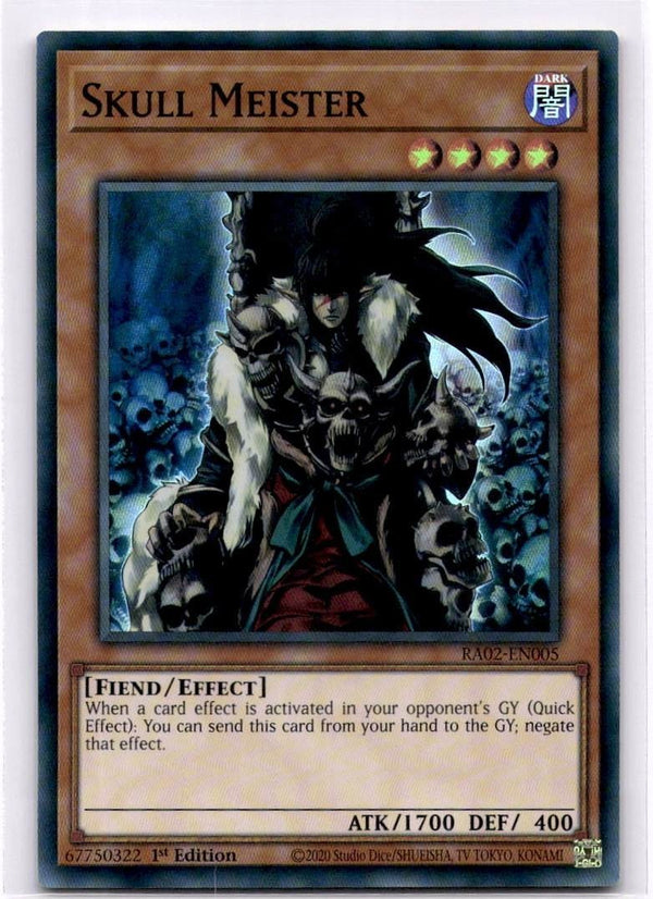 Yugioh Skull Meister RA02-EN005 Super Rare 1st Edition NM