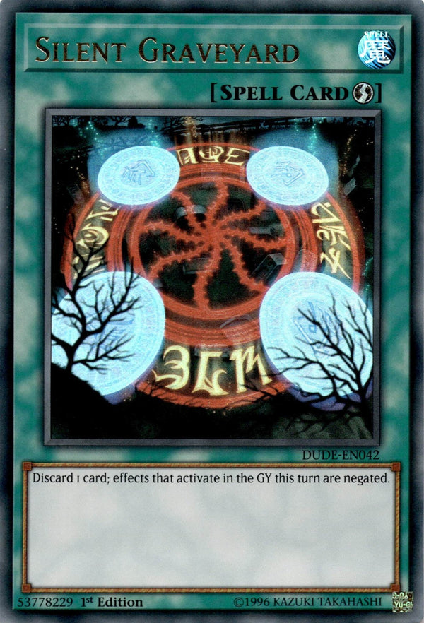 Yugioh Silent Graveyard DUDE-EN042 Ultra Rare 1st Edition VLP/NM