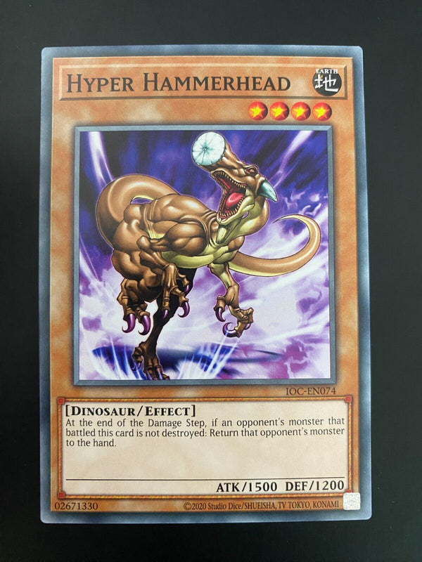 Yugioh Hyper Hammerhead IOC-EN074 Common Unlimited Edition NM/MINT