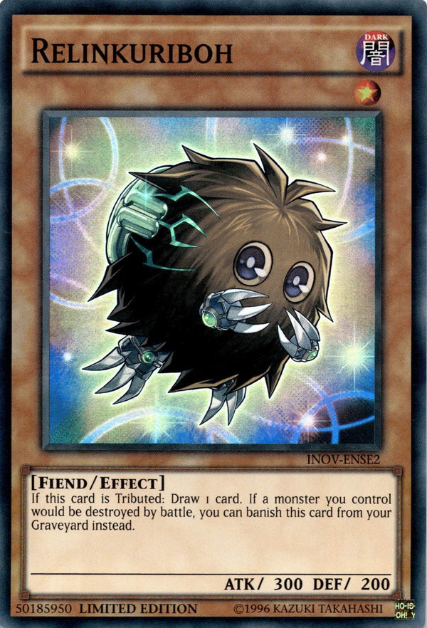 Yugioh Relinkuriboh INOV-ENSE2 Super Rare Limited Edition MP