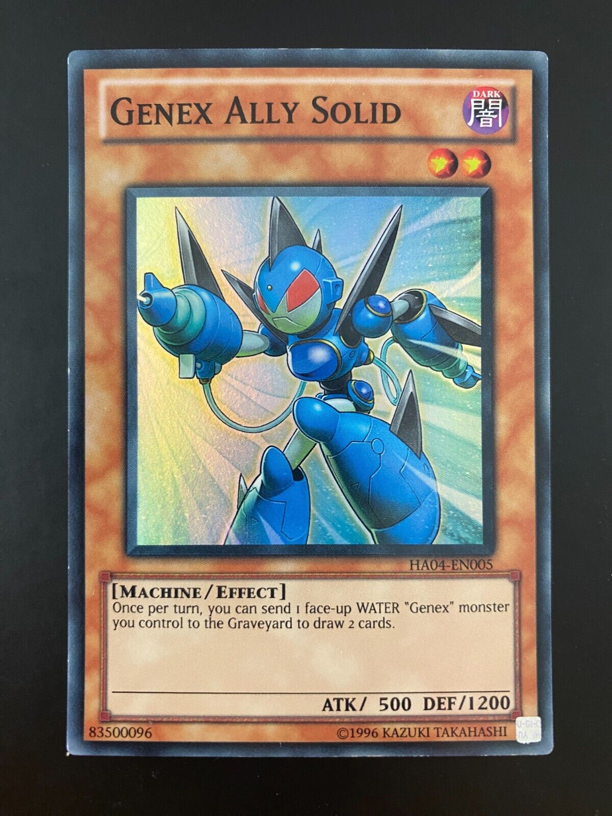 Yugioh Genex Ally Solid HA04-EN005 Unlimited Edition NM