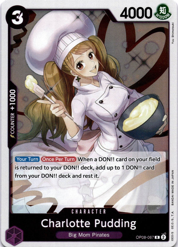 One Piece Charlotte Pudding OP08-067 Rare NM