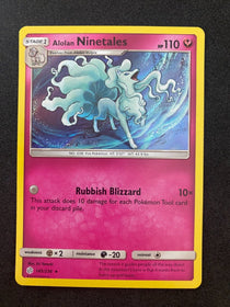 Pokemon Alolan Ninetales 145/236 Cosmic Eclipse Holo NM