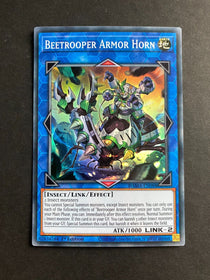 Yugioh Beetrooper Armor Horn DAMA-EN088 Super Rare 1st Edition LP