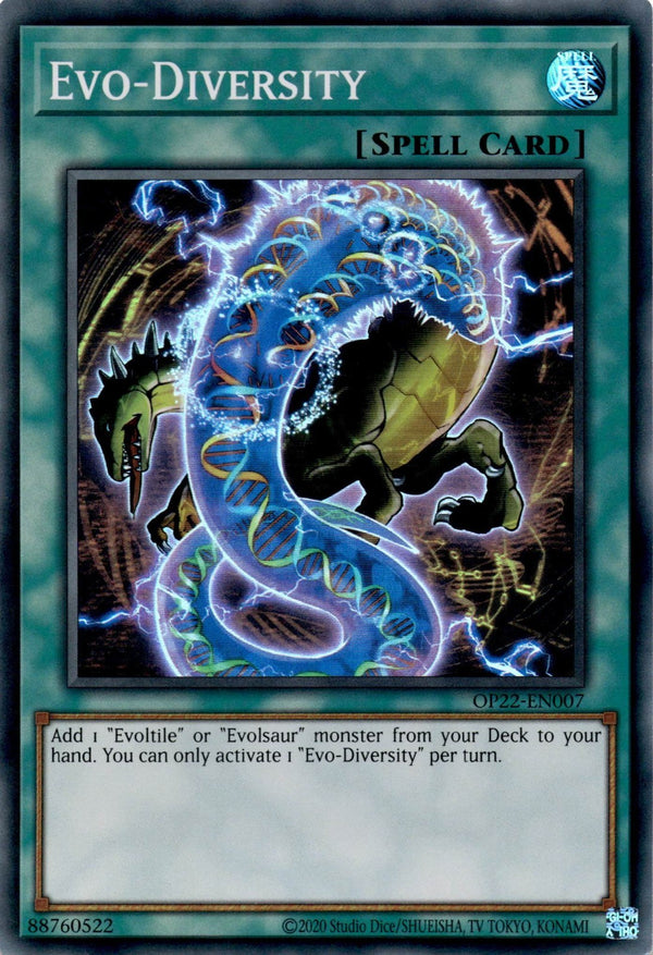 Yugioh Evo-Diversity OP22-EN007 Super Rare Unlimited Edition NM