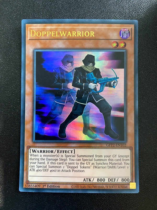 Yugioh Doppelwarrior GFP2-EN102 Ultra Rare 1st Edition LP