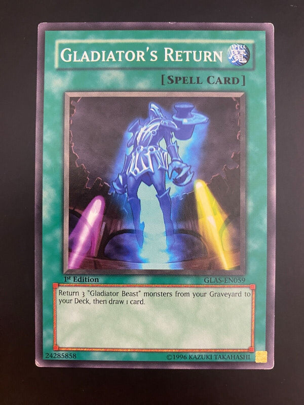 Yugioh Gladiator's Return GLAS-EN059 1st Edition LP