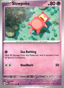 Pokemon Slowpoke 079/165 Pokemon 151 Non Holo NM