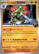 Pokemon Team Rocket's Tyranitar 096/182 Destined Rivals Non Holo NM