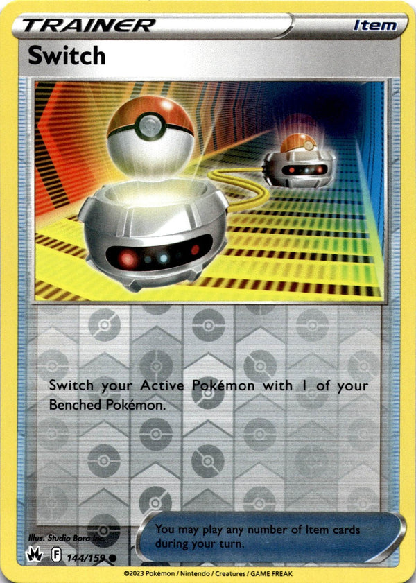 Pokemon Switch 144/159 Crown Zenith Reverse Holo NM