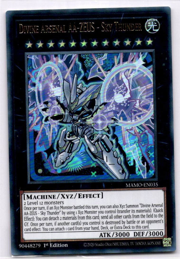 Yugioh Divine Arsenal AA-ZEUS - Sky Thunder MAMO-EN035 Ultra Rare 1st Edition NM
