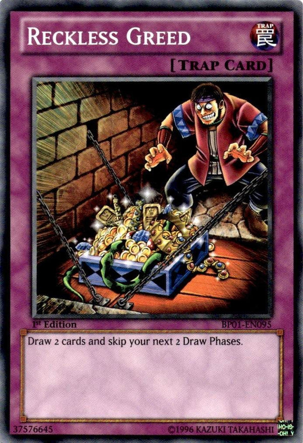 Yugioh Reckless Greed BP01-EN095 Common 1st Edition VLP/NM