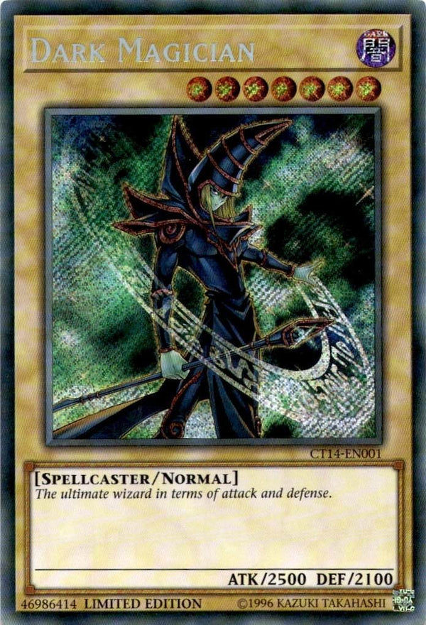 Yugioh Dark Magician CT14-EN001 Secret Rare 1st Edition NM