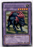 Yugioh Flower Wolf LOB-107 Rare Unlimited Edition HP