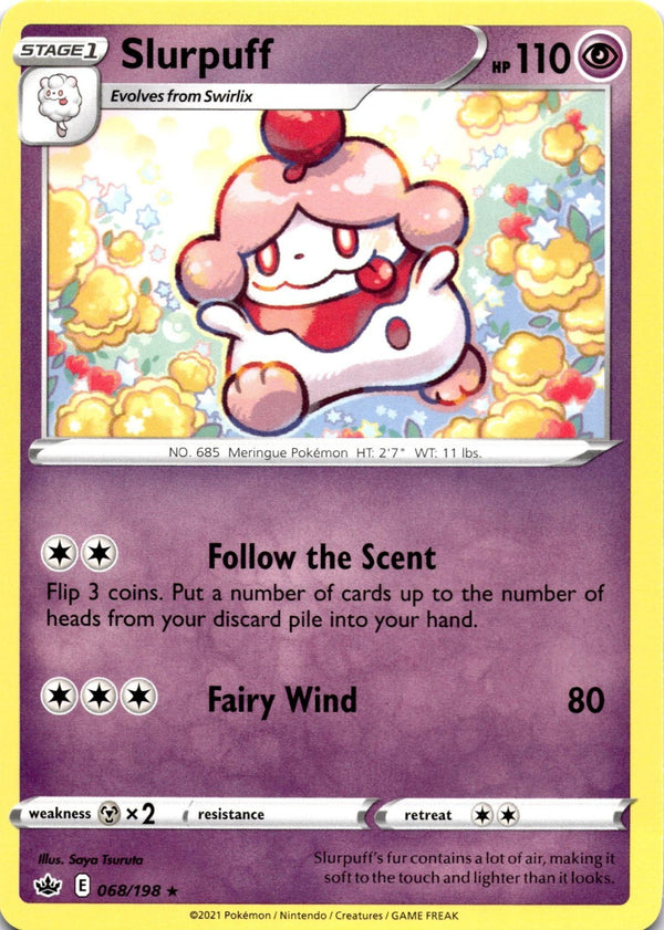 Pokemon Slurpuff 068/198 Chilling Reign Non Holo NM