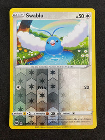 Pokemon Swablu 048/073 Champion's Path Reverse Holo NM-MINT