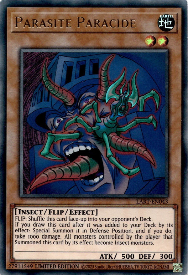 Yugioh Parasite Paracide LART-EN043 Ultra Rare Limited Edition NM