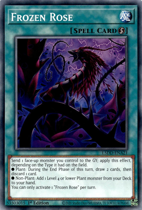 Yugioh Frozen Rose L5DD-ENA21 Common 1st Edition NM
